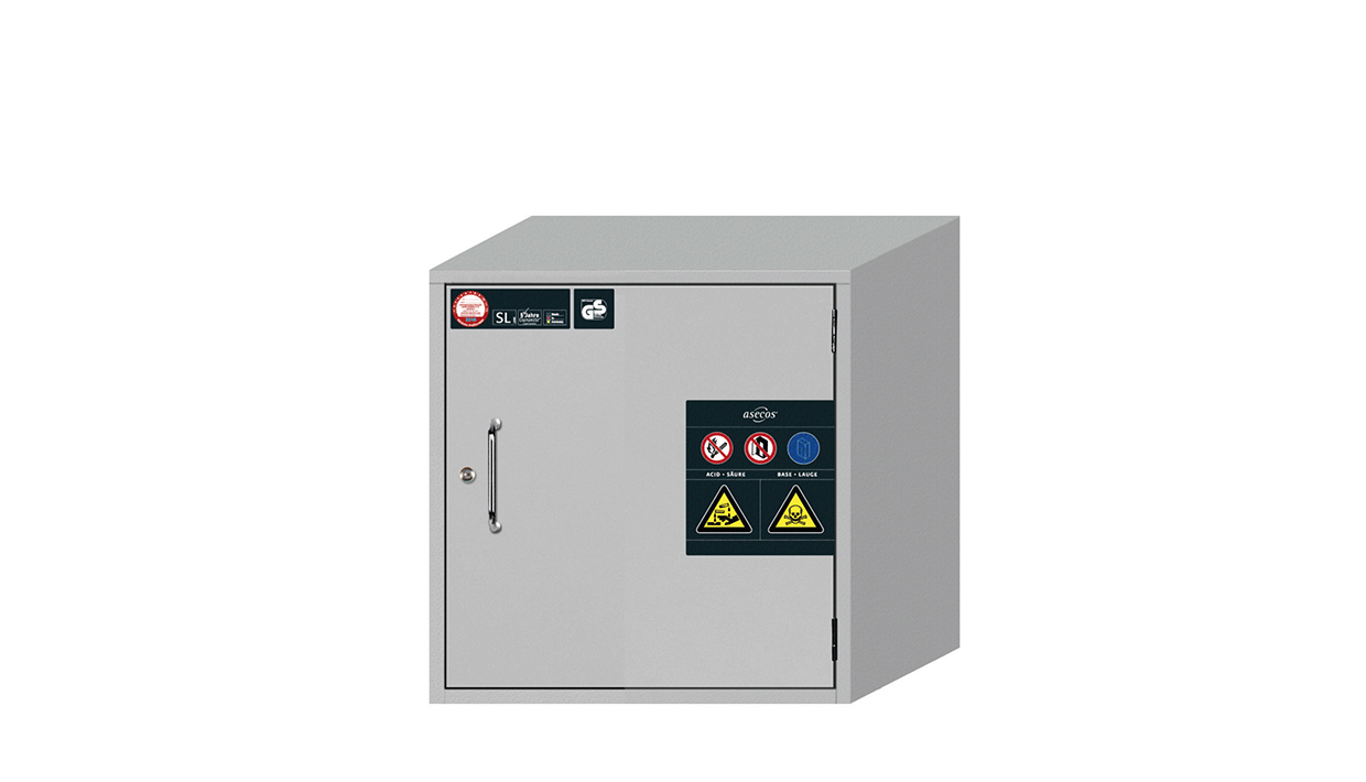 Szafa na kwasy i zasady SL-CLASSIC-UB o szerokości 59 cm i wysokości 60 cm - 2