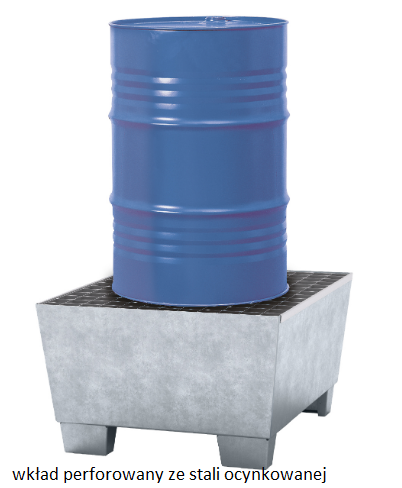 Wanna wychwytowa wykonana ze stali do transportu wózkiem widłowym - 3