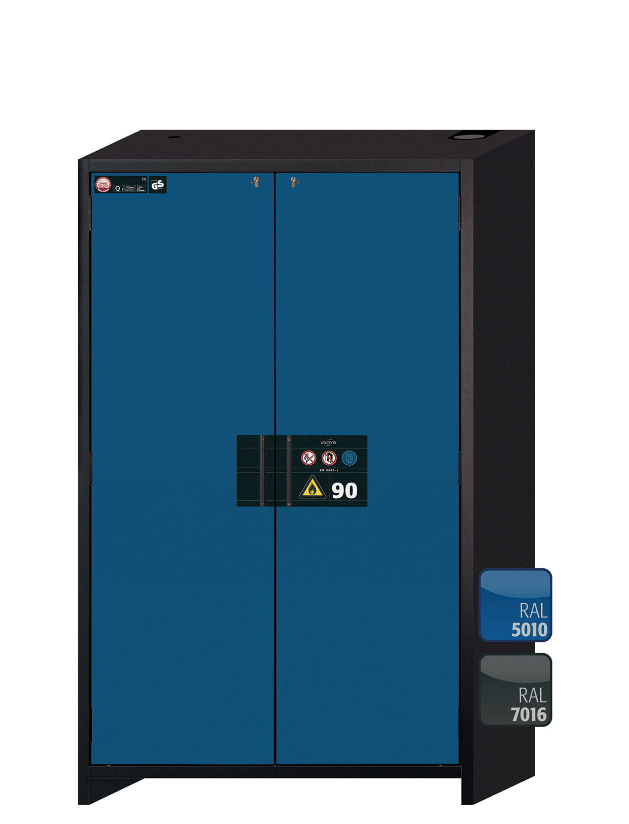 Szafa ognioodporna Q-CLASSIC-90 o szerokości 120 cm i wysokości 195 cm - 4