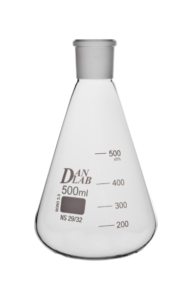 Obrazek Kolba Erlenmeyera 500 ml ze szlifem 29/32
