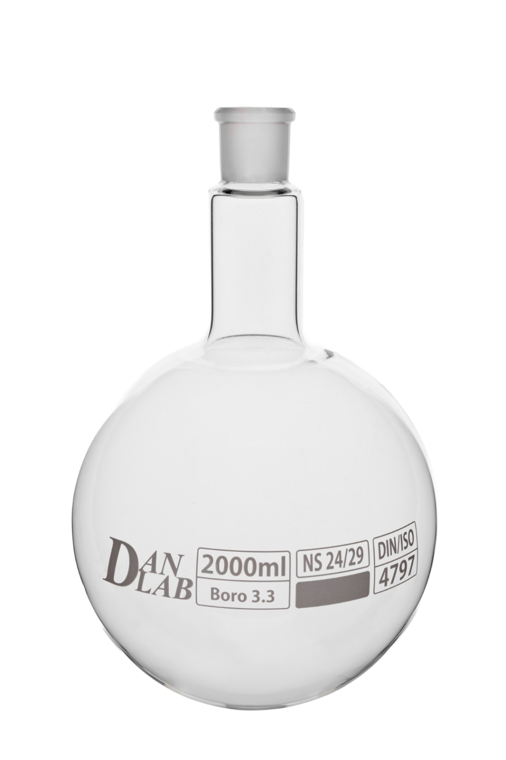 Obrazek Kolba okrągłodenna 2000 ml ze szlifem 24/29