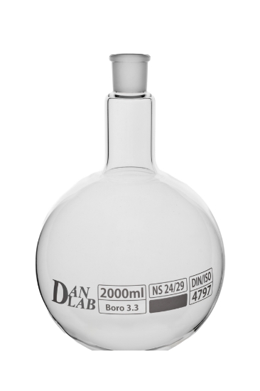 Obrazek Kolba płaskodenna 2000 ml ze szlifem 24/29