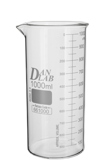 Obrazek Zlewka wysoka z wylewem 1000 ml