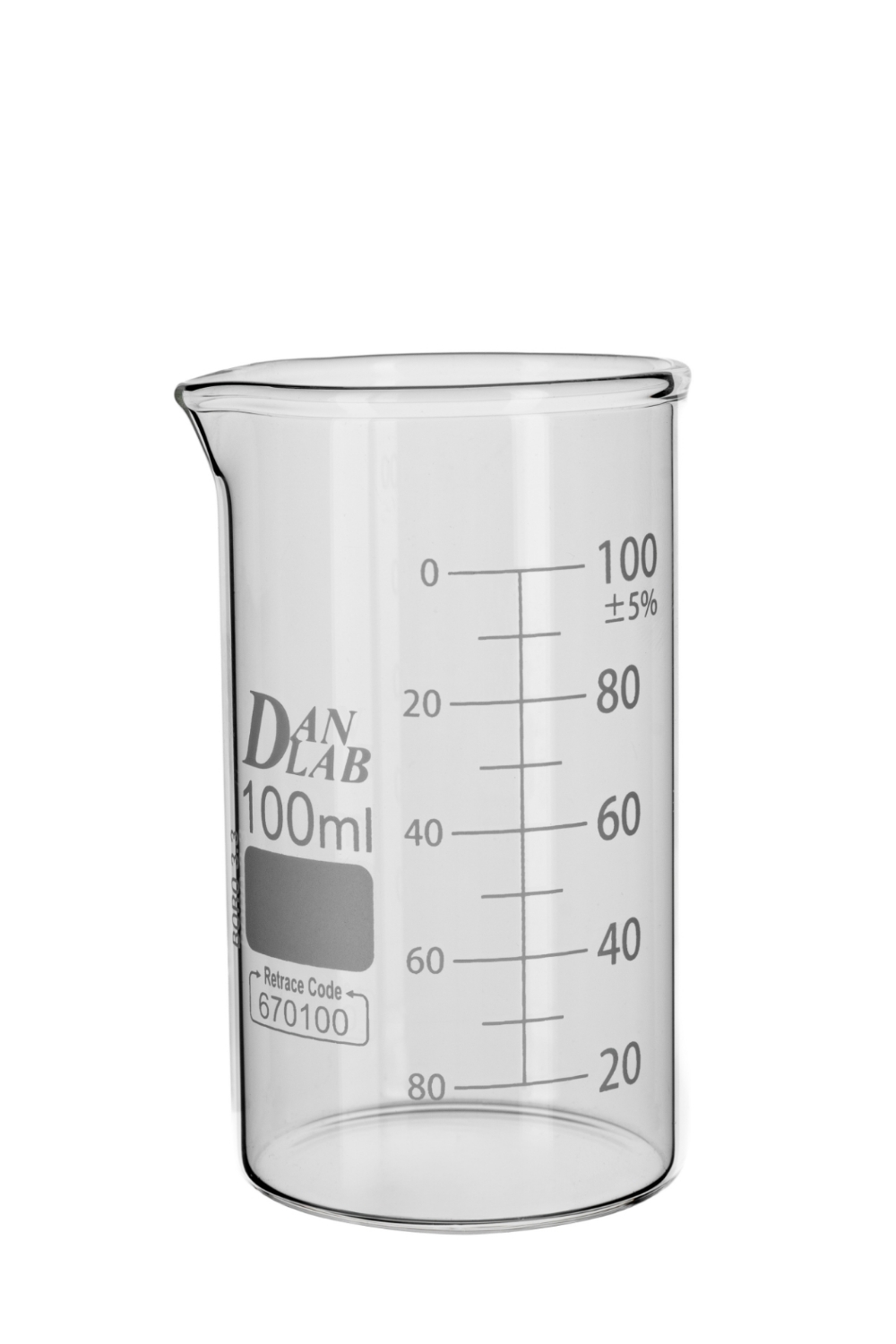 Obrazek Zlewka wysoka z wylewem   100 ml

