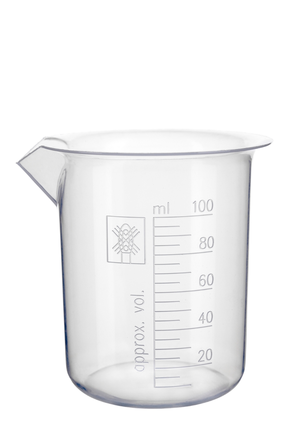 Obrazek Zlewka PP z wylewem 100 ml