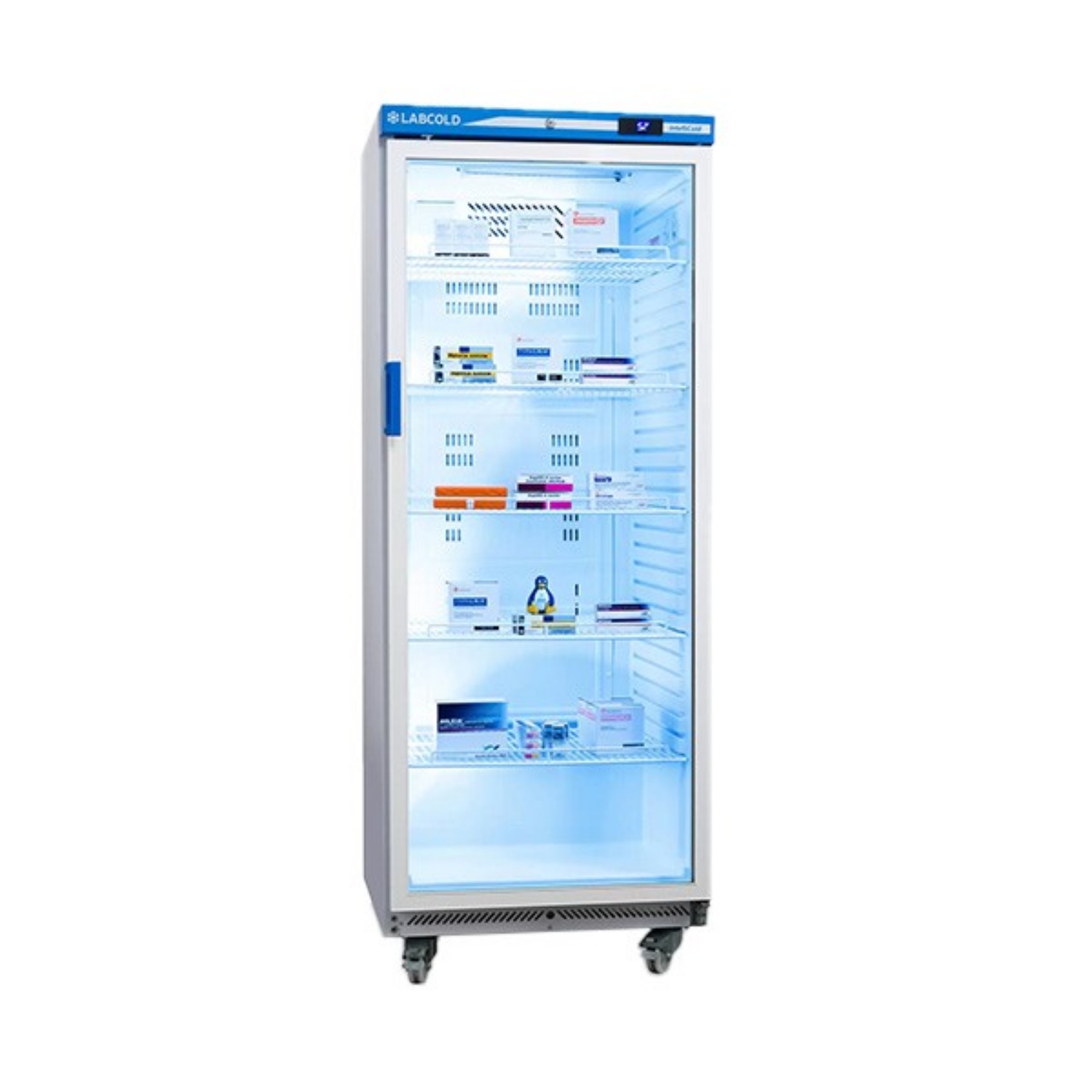 Obrazek Chłodziarka farmaceutyczna pojedyncza Labcold 543 l, drzwi przeszklone