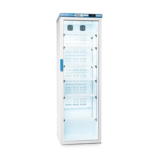 Obrazek Chłodziarka farmaceutyczna pojedyncza Labcold 340 l, drzwi przeszklone, zamek Diglock