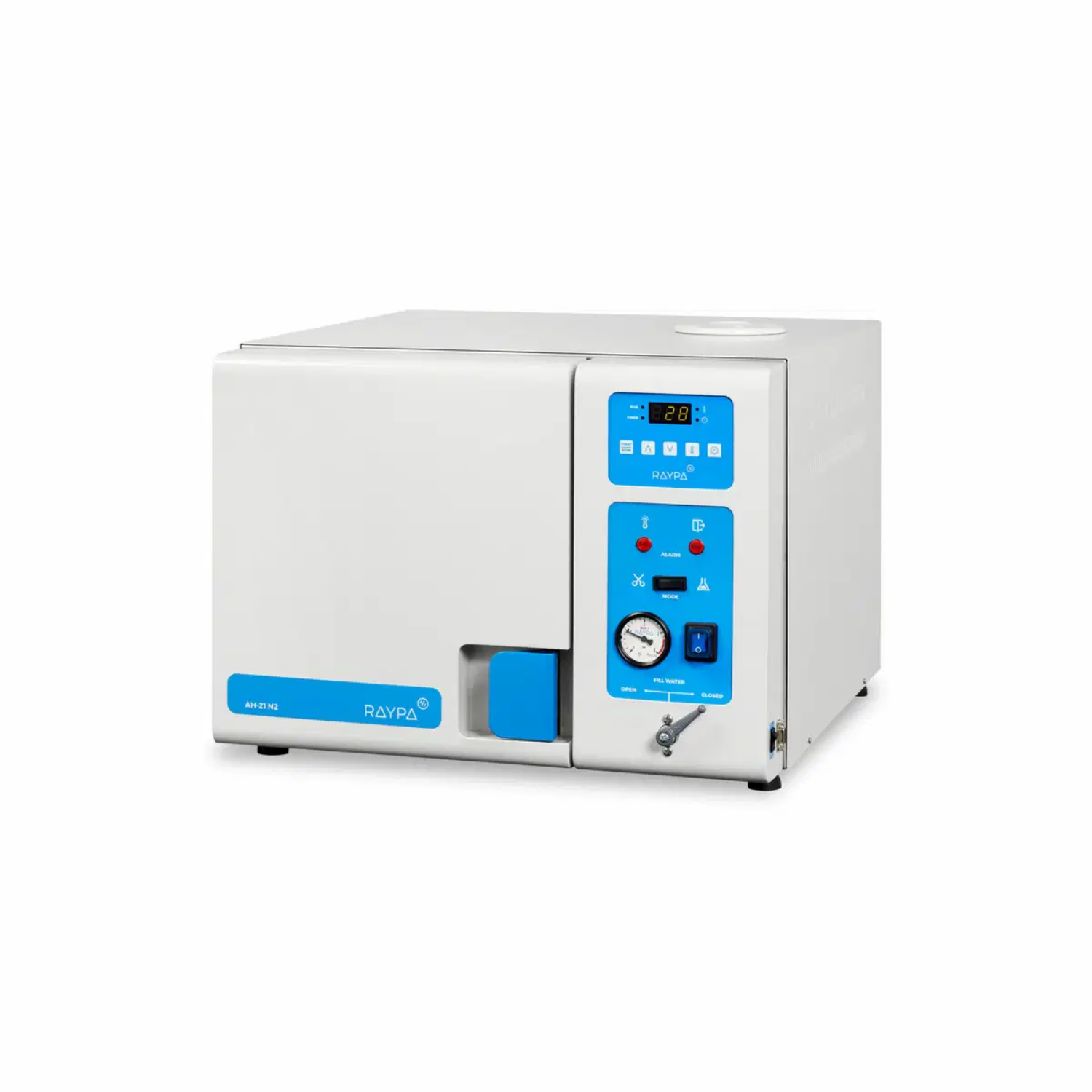 Obrazek Autoklaw poziomy Raypa 22 l, bez suszenia