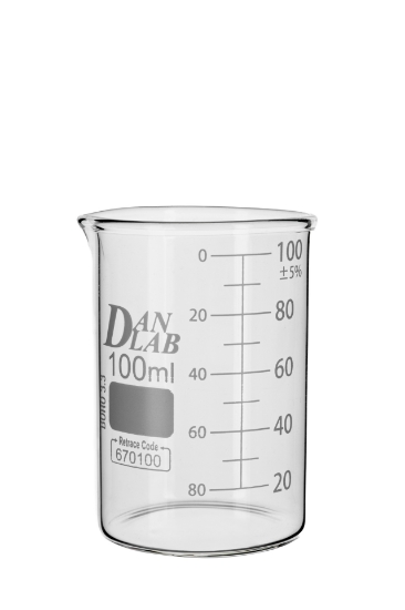 Obrazek Zlewka niska z wylewem 100 ml