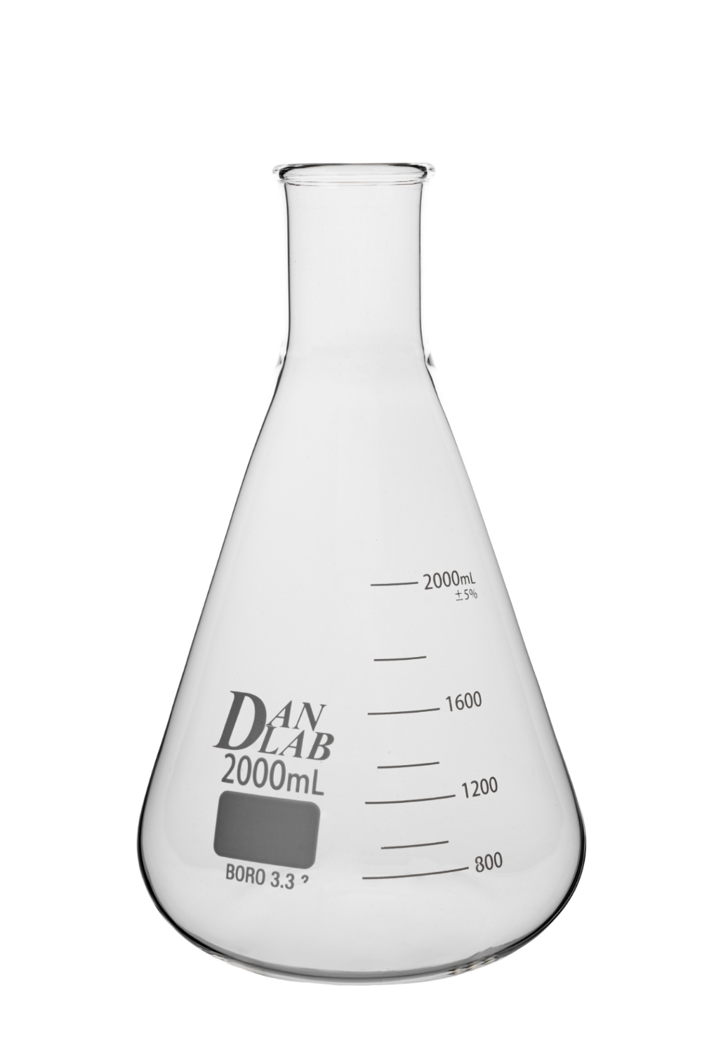 Obrazek Kolba Erlenmeyera wąska szyja 2000 ml