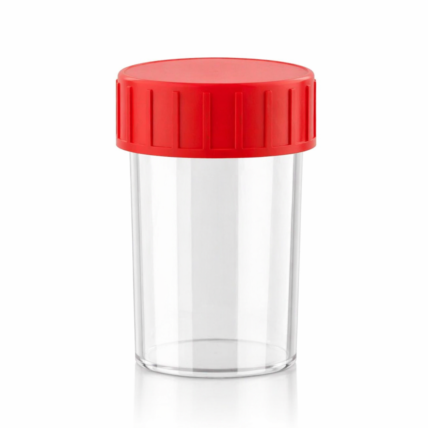 Obrazek Kubek 40 ml – nakrętka nakręcona, sterylny R, pakowany indyw. PROSTY