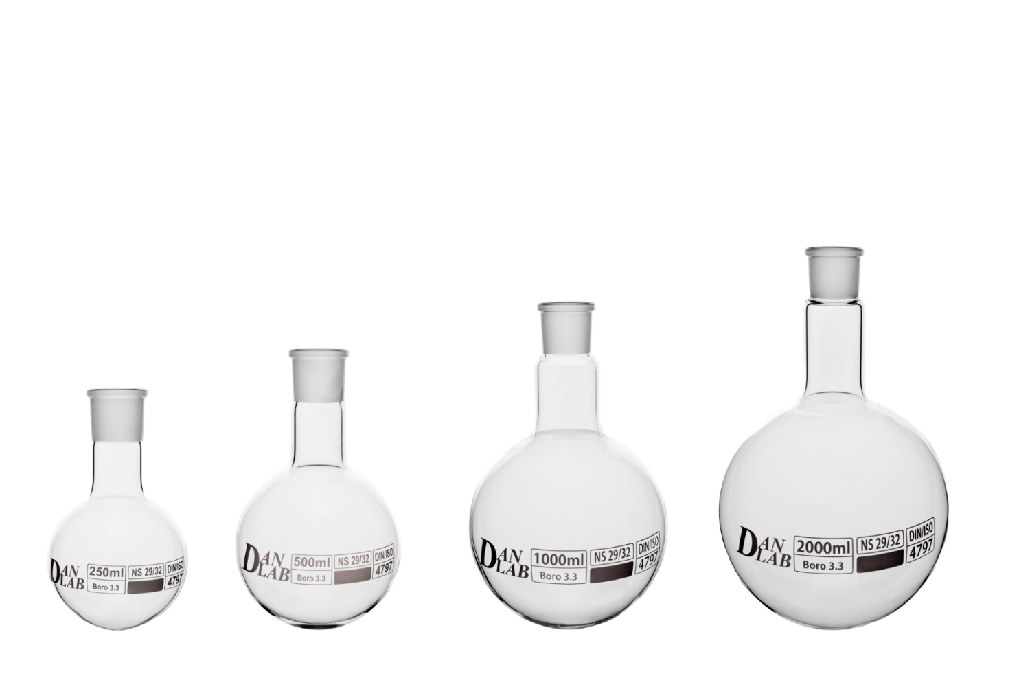 Obrazek Kolba okrągłodenna   150 ml ze szlifem 29/32