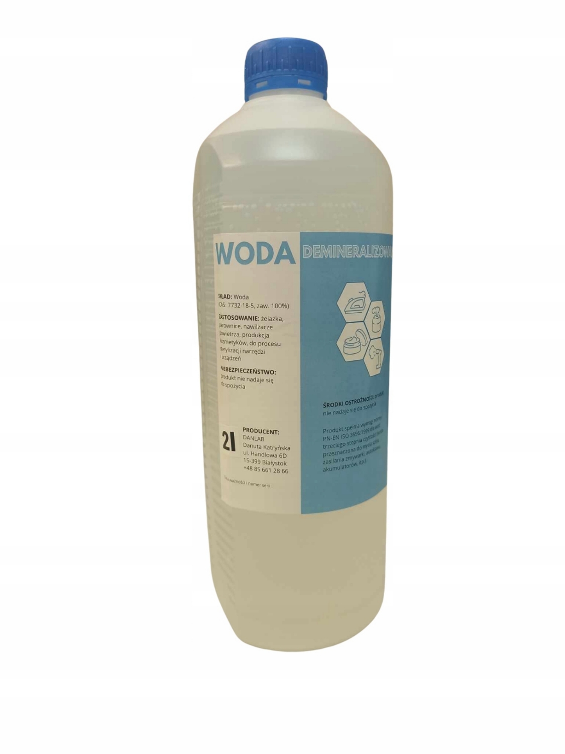 Obrazek Woda demineralizowana 2 L