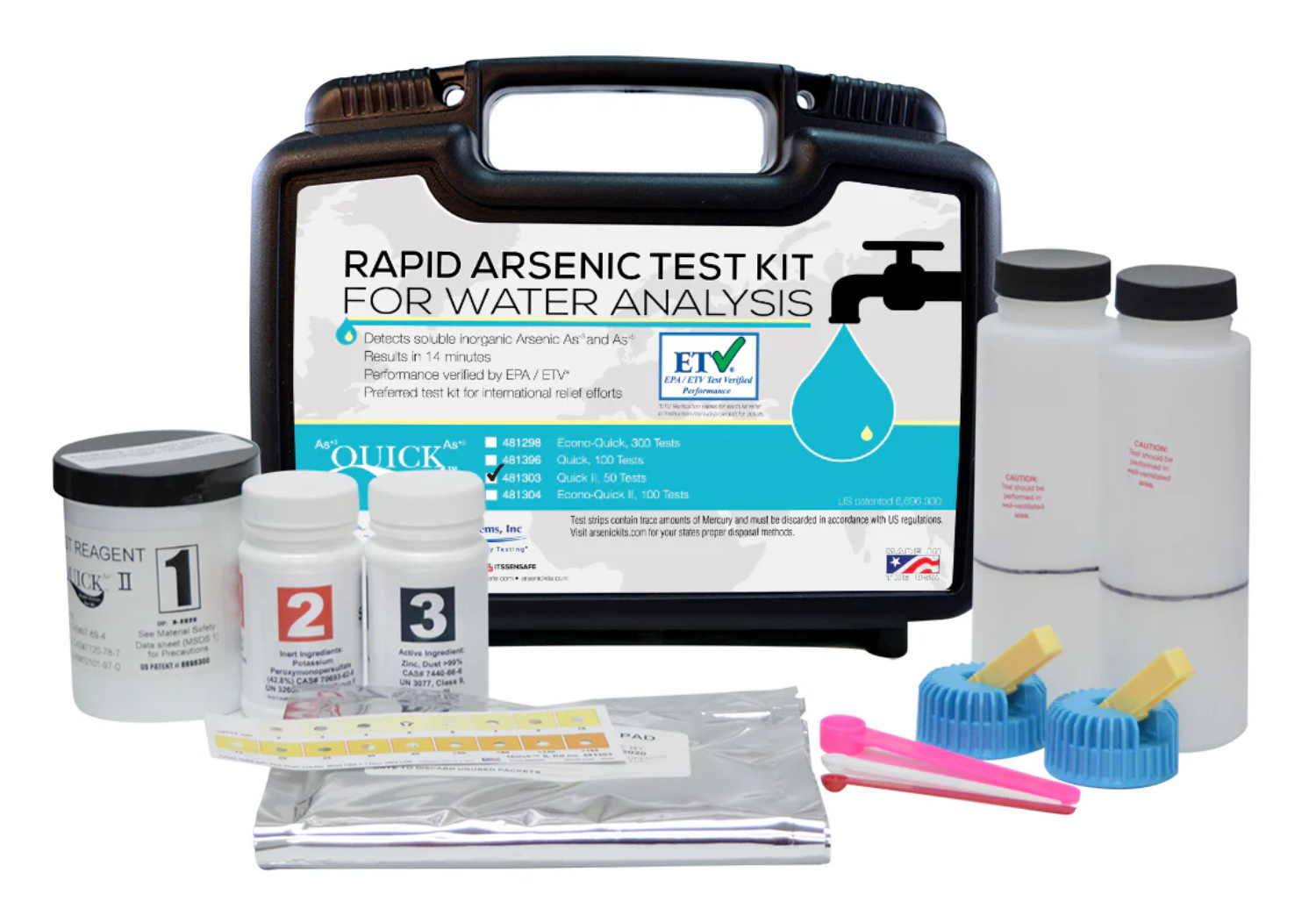 Obrazek Arsenic Quick II – szybki zestaw do oznaczania arsenu w wodzie