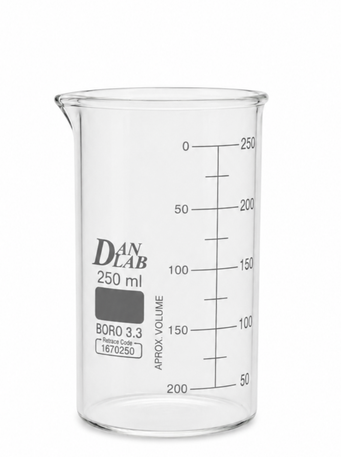 Obrazek Zlewka wysoka z wylewem   250 ml