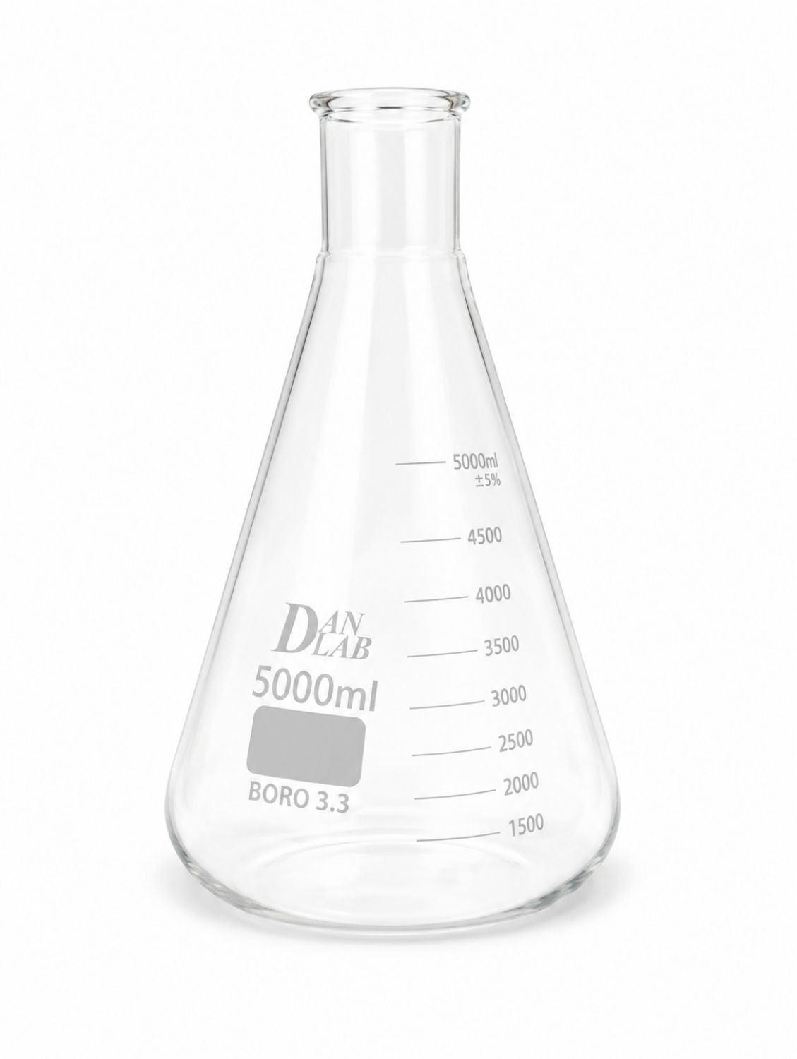 Obrazek Kolba Erlenmeyera z wąską szyją 5000 ml 