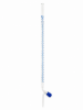 Obrazek Biureta klasy A z zaworem iglicowym PTFE (kranik Rotaflow), z certyfikatem serii, 25 ml
