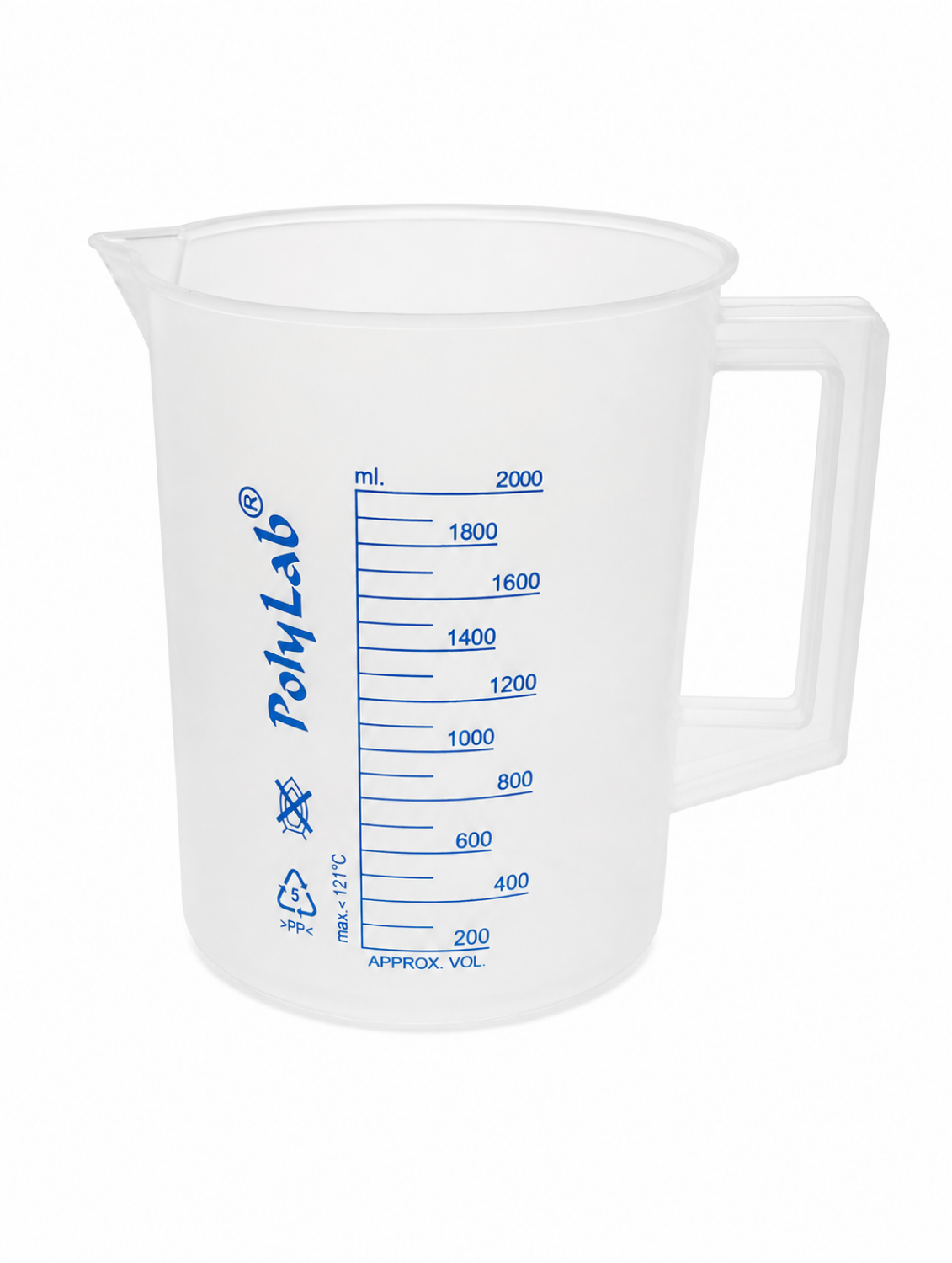 Obrazek Dzbanek miarowy PP z podziałką 2000 ml 