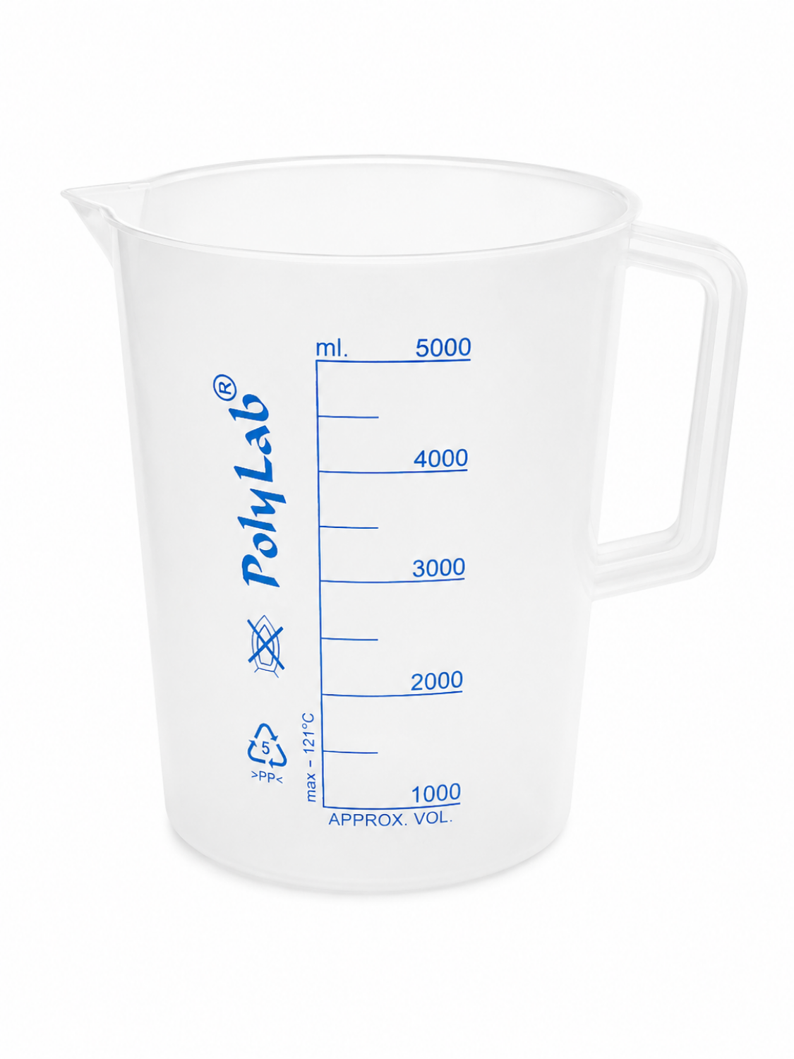 Obrazek Dzbanek miarowy PP z podziałką 5000 ml 