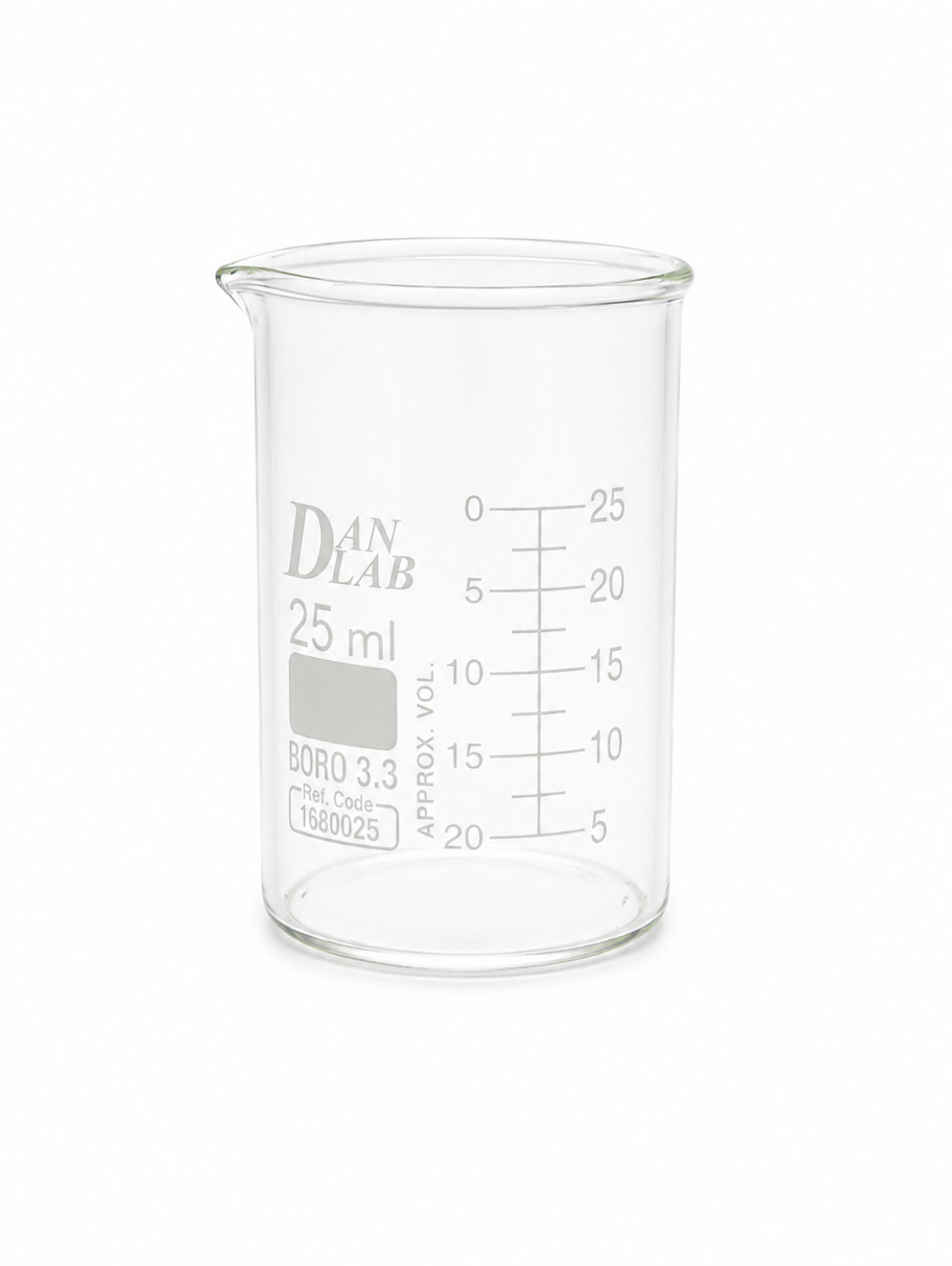 Obrazek Zlewka niska z wylewem 25 ml 