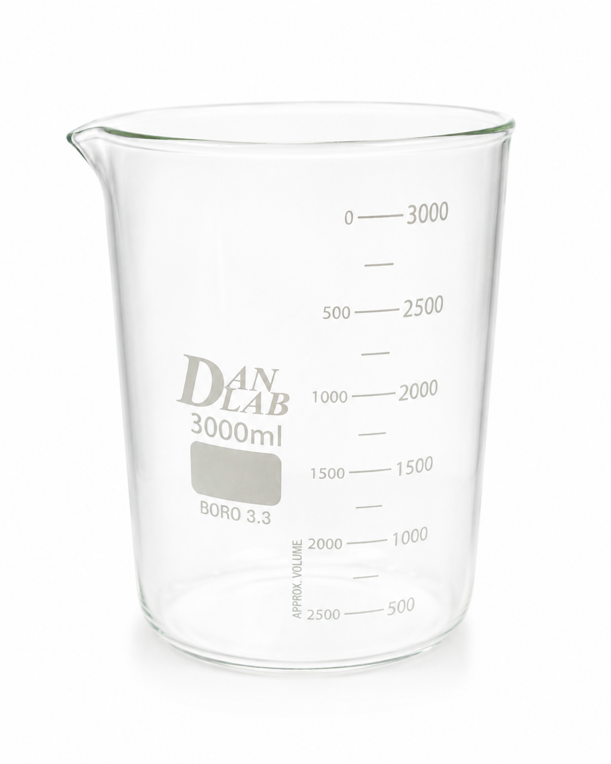 Obrazek Zlewka niska z wylewem 3000 ml 