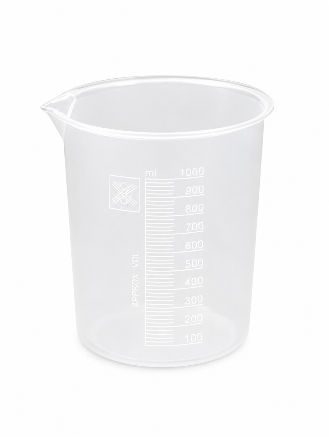 Obrazek Zlewka PP z wylewem 1000 ml