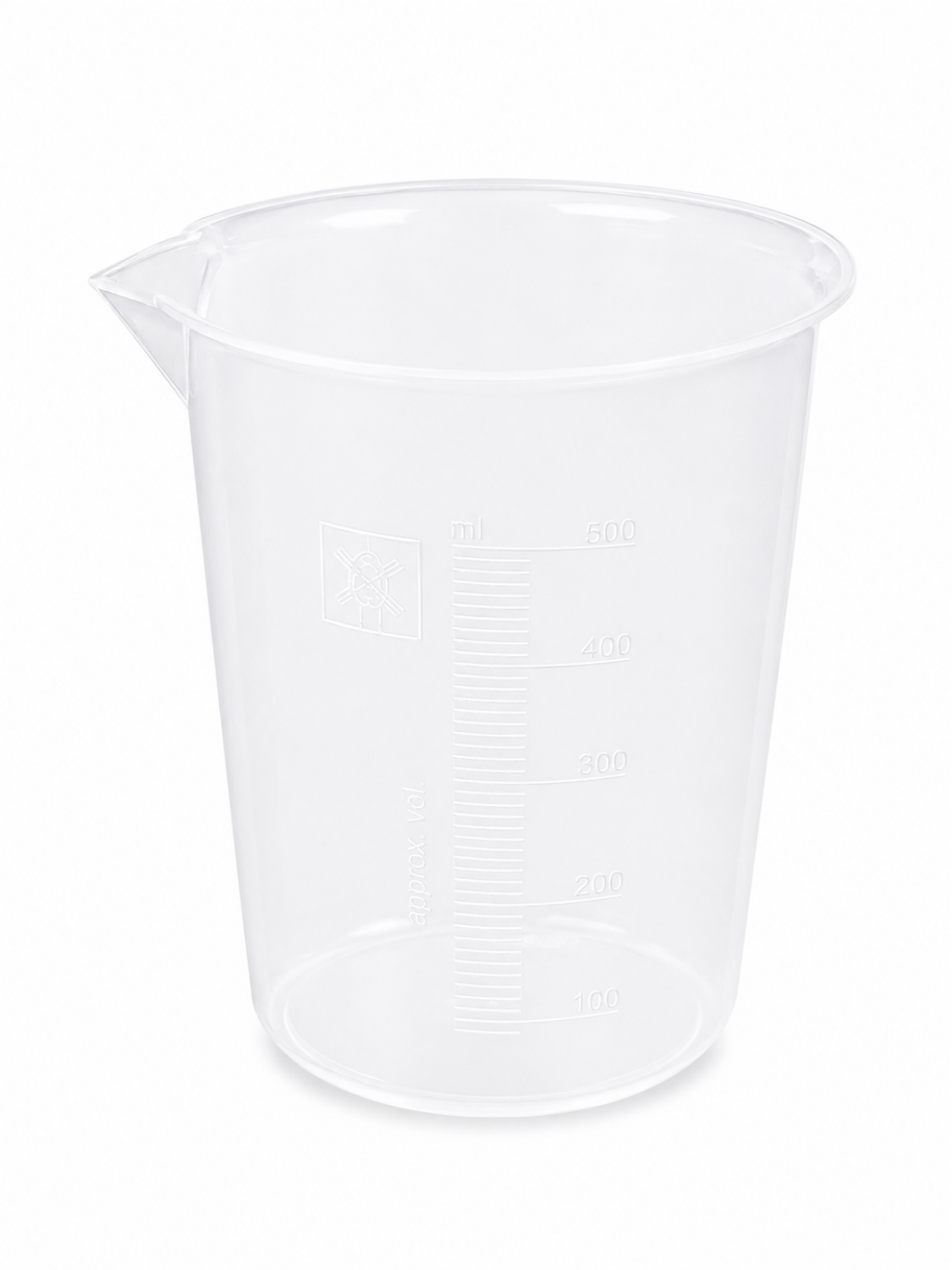 Obrazek Zlewka PP z wylewem 500 ml