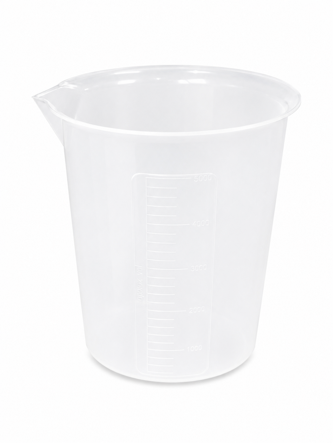 Obrazek Zlewka PP z wylewem 5000 ml