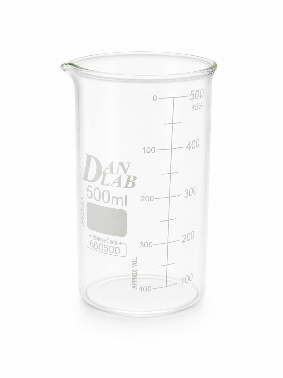 Obrazek Zlewka wysoka z wylewem 500 ml 