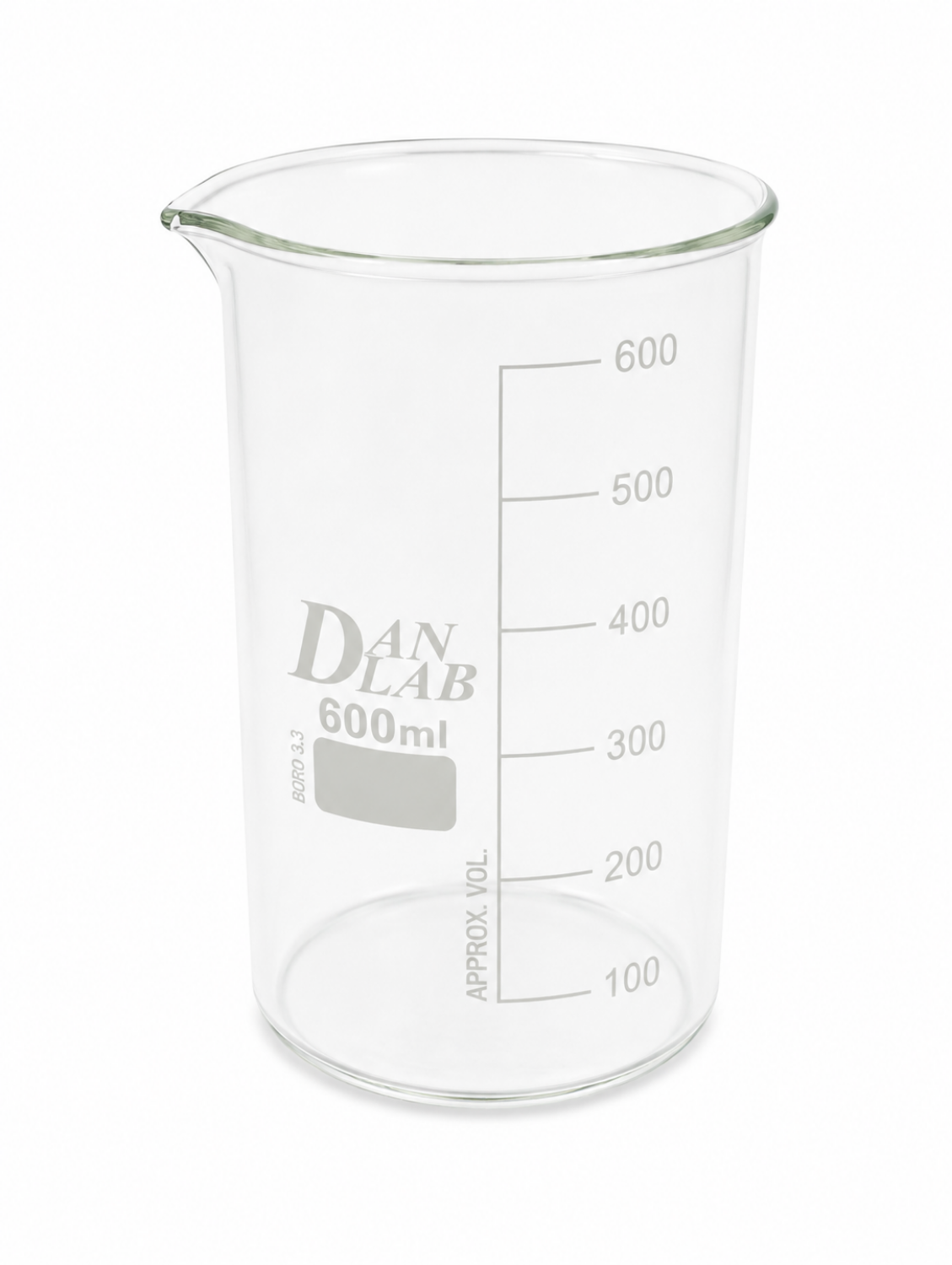 Obrazek Zlewka wysoka z wylewem 600 ml 