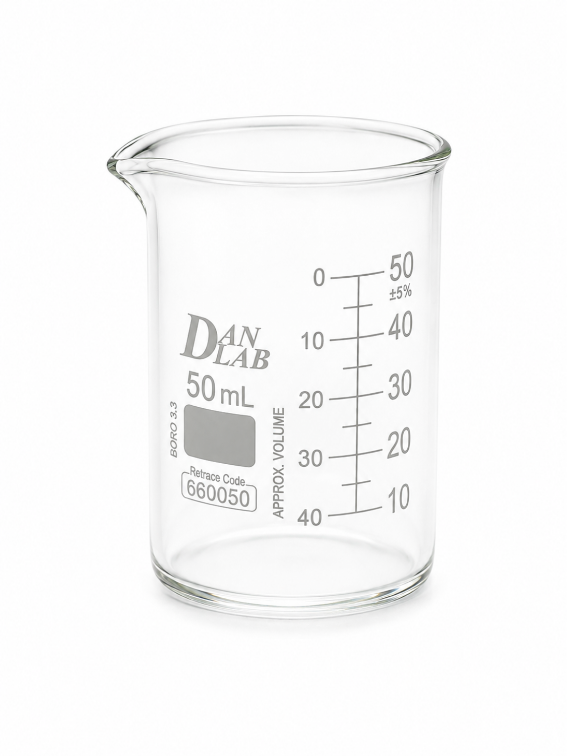 Obrazek Zlewka niska z wylewem 50 ml 