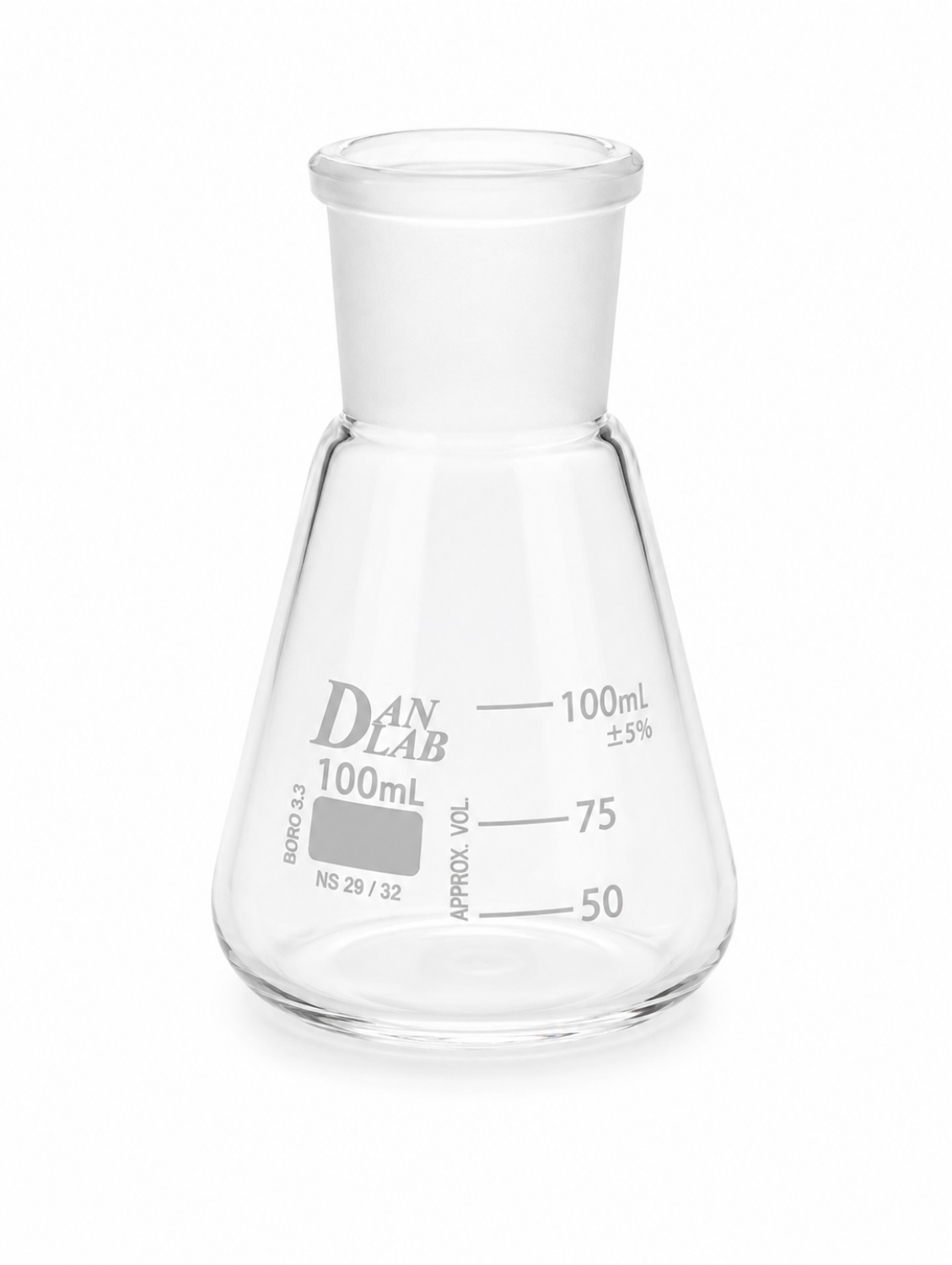 Obrazek Kolba Erlenmeyera 100 ml ze szlifem 29/32 