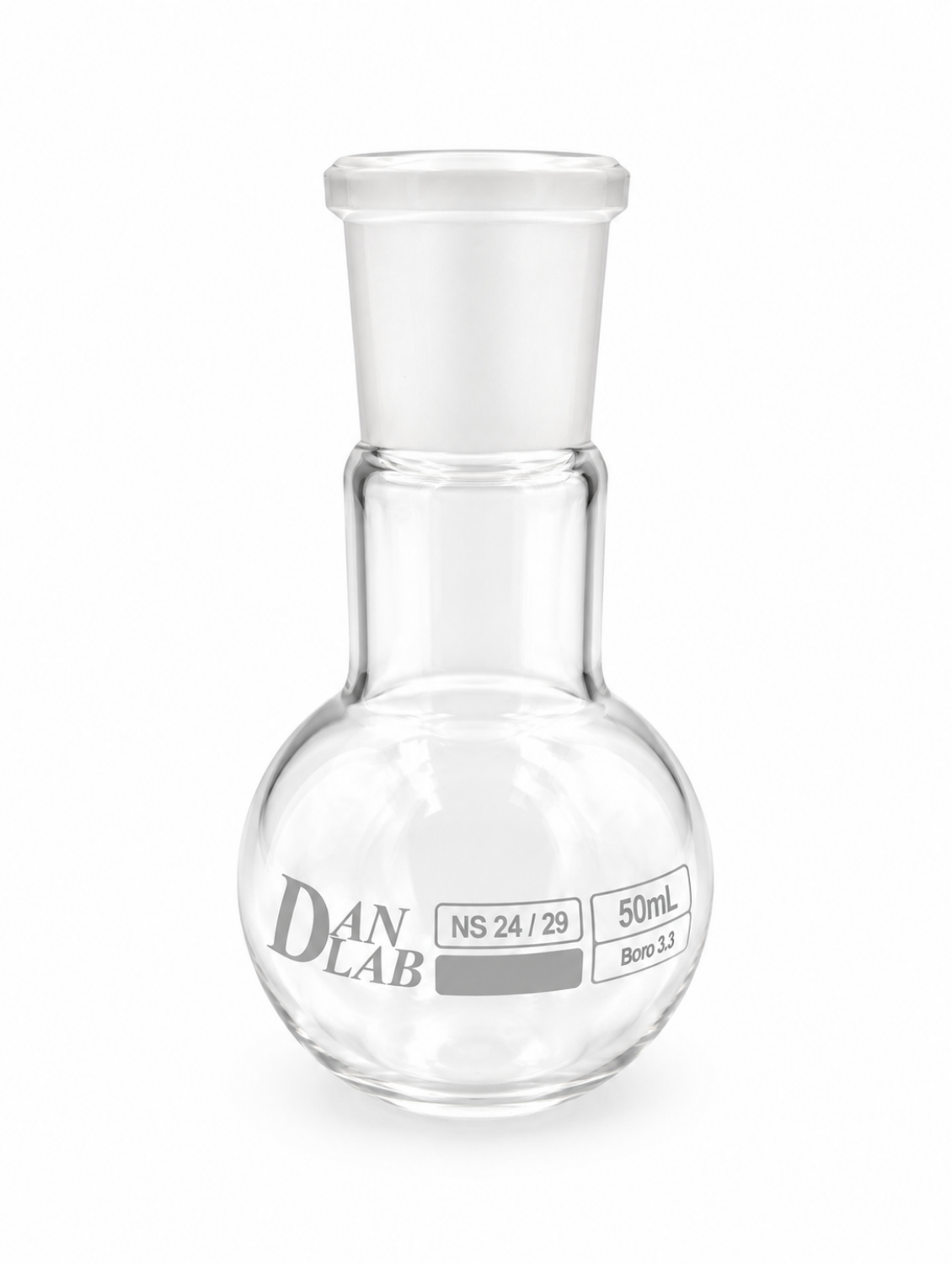 Obrazek Kolba płaskodenna 50 ml ze szlifem 24/29